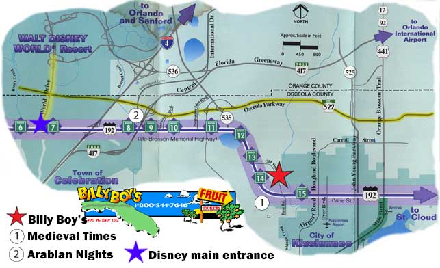 Discount Disney World tickets pickup center for Billy Boy's